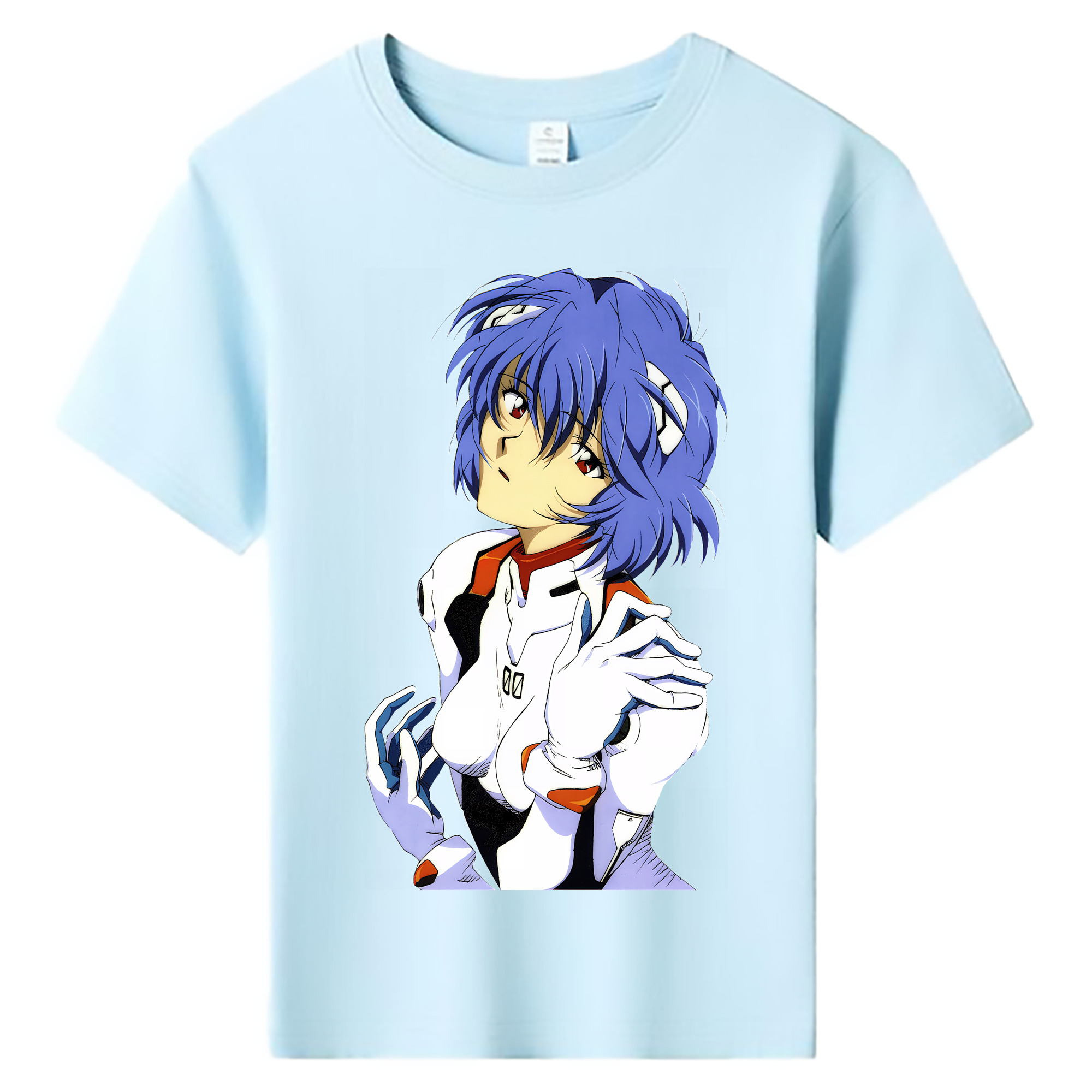 （画像用） EVA 新世紀エヴァンゲリオン 綿100％キッズTシャツ（フロントプリント）